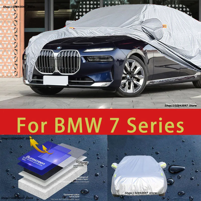 Для BMW серий 7, наружная защита, полные автомобильные Чехлы, снежный чехол, Солнцезащитный водонепроницаемый пыленепроницаемый внешний автомобильный аксессуар
Для BMW серий 7, наружная защита, полные автомобильные Чехлы, снежный чехол, Солнцезащитный водонепроницаемый пыленепроницаемый внешний автомобильный аксессуар