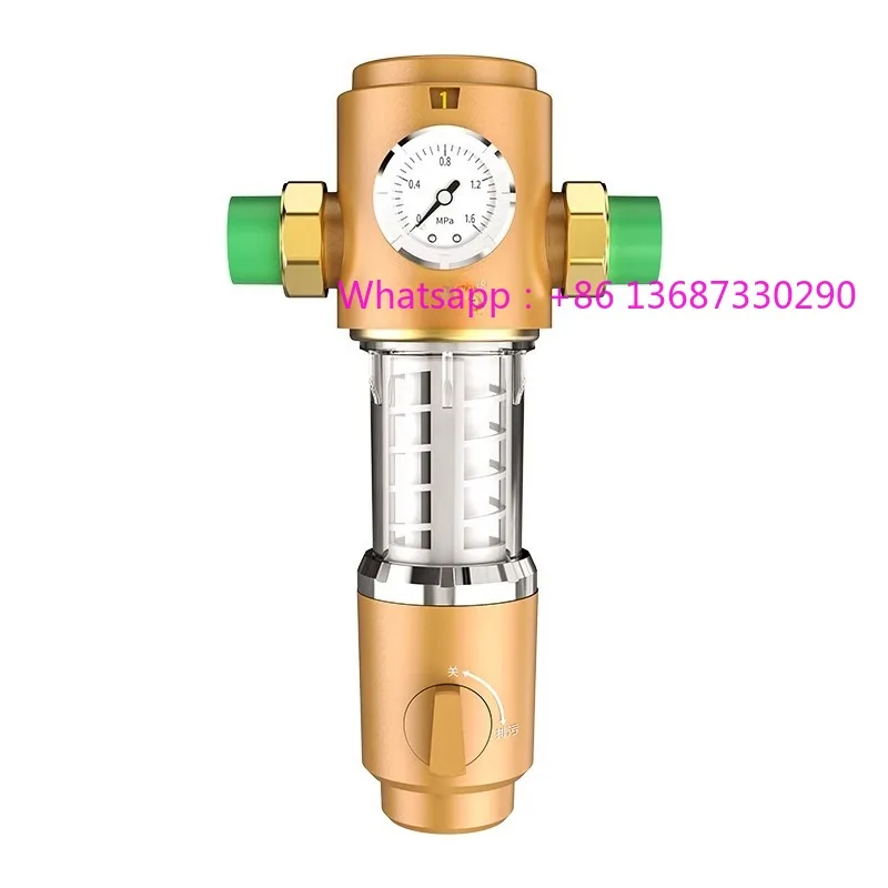 Pre filter automatic backwash high flow household whole house central tap water purifier all copper water filter
Pre filter automatic backwash high flow household whole house central tap water purifier all copper water filter