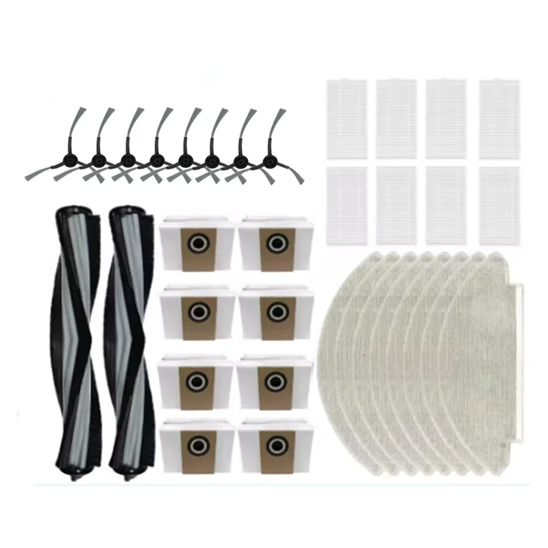 A97T Аксессуары для пылесоса, 34 шт., набор для Viomi Alpha 2 Pro V-RVCLMD40B-основная боковая щетка, фильтр для швабры, мешки для пыли
A97T Аксессуары для пылесоса, 34 шт., набор для Viomi Alpha 2 Pro V-RVCLMD40B-основная боковая щетка, фильтр для швабры, мешки для пыли