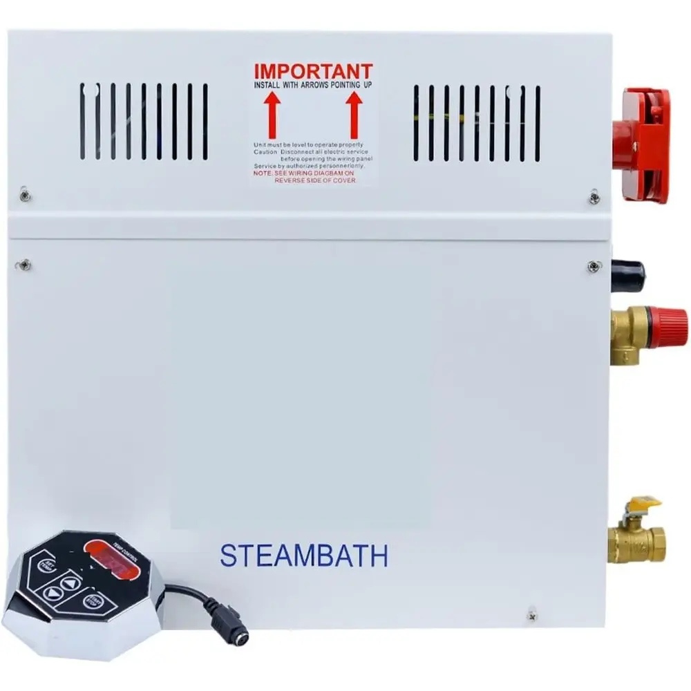 Цифровой парогенератор 3 кВт для домашних саун - Парогенератор BLAQGO с системой паровой бани SPA-качества
Цифровой парогенератор 3 кВт для домашних саун - Парогенератор BLAQGO с системой паровой бани SPA-качества