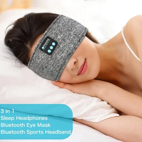 Wireless bluetooth music headband running sports elastic sweat-proof headband sleep eye mask Sleep headphone speaker earphone
Wireless bluetooth music headband running sports elastic sweat-proof headband sleep eye mask Sleep headphone speaker earphone