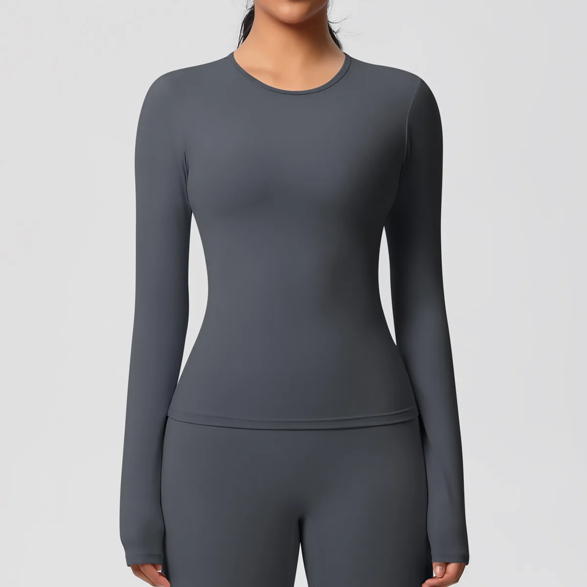 MIML Workout Dry Fit Breathable High Elastic Sports Top Yoga Shirts For Women Long Sleeve Winter Fitness Running Gym Clothes
MIML Workout Dry Fit Breathable High Elastic Sports Top Yoga Shirts For Women Long Sleeve Winter Fitness Running Gym Clothes