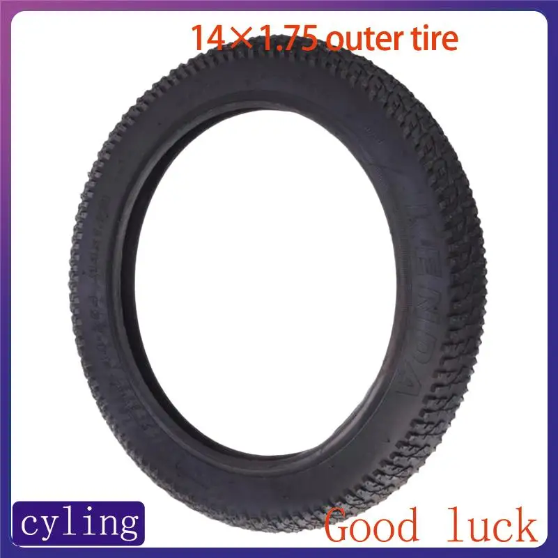 Durable 14x1.75 electric bicycle fat tire, built for all-season performance with a robust tread pattern for off-road use.
Durable 14x1.75 electric bicycle fat tire, built for all-season performance with a robust tread pattern for off-road use.