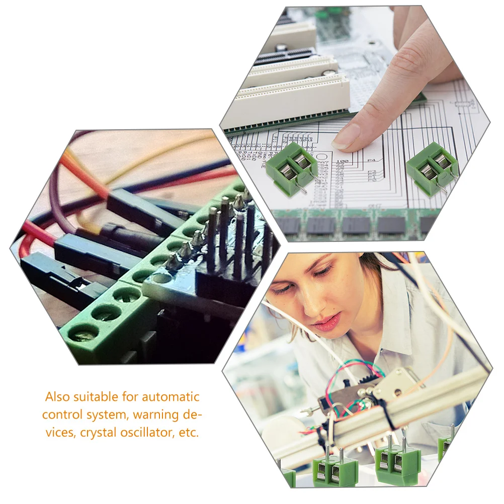 80pcs Screw Terminal Blocks Electrical Connectors For Pcb Wiring Quick Connect 2 Pin 5.08Mm Pitch Universal Block Devices Power
80pcs Screw Terminal Blocks Electrical Connectors For Pcb Wiring Quick Connect 2 Pin 5.08Mm Pitch Universal Block Devices Power