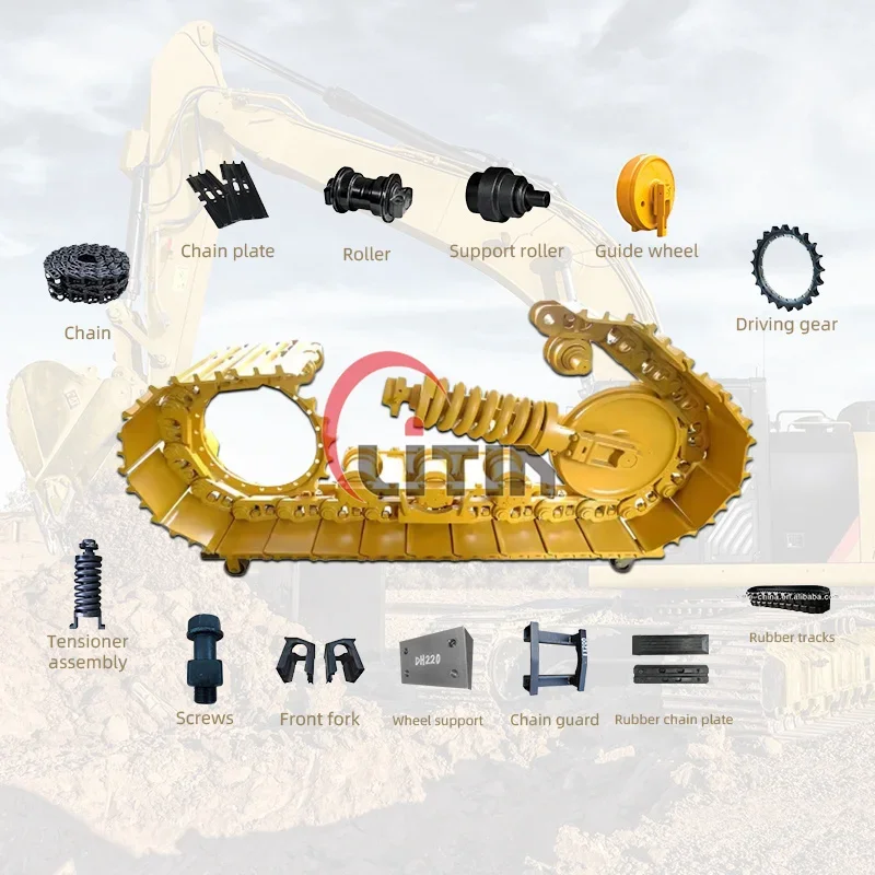 LITIAN Wholesaler Excavator Undercarriage Parts Track Chain Shoes Track Roller Front Idler Carrier Roller Sprockt For All Brand
LITIAN Wholesaler Excavator Undercarriage Parts Track Chain Shoes Track Roller Front Idler Carrier Roller Sprockt For All Brand
