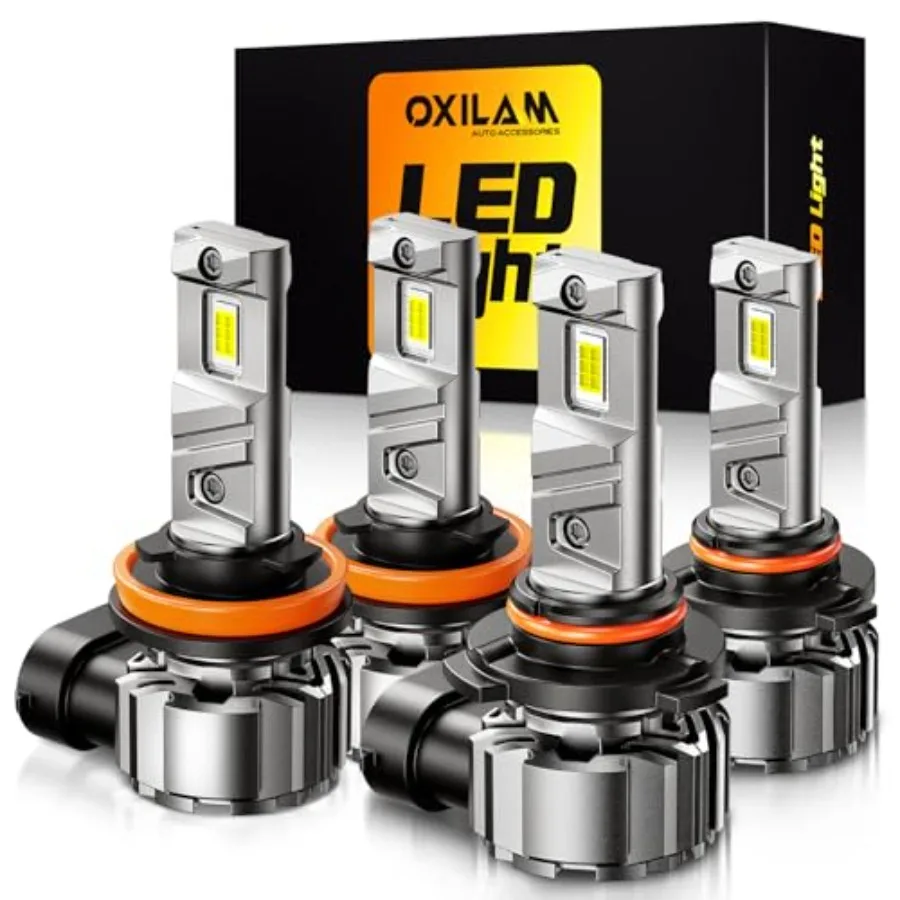 Car headlight application aluminum alloy body cool white 6500K 900 brighter with anti-flicker and 60000Hrs lifespan pack of 4 H
Car headlight application aluminum alloy body cool white 6500K 900 brighter with anti-flicker and 60000Hrs lifespan pack of 4 H
