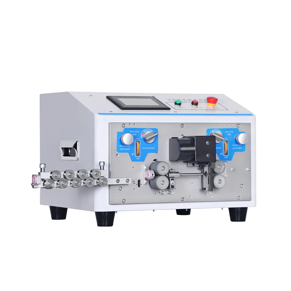 HS-620D-6 Electric Wire Stripping Cutting Machine Cable Manufacturing Equipment Applicable for 0.1-6mm2 (AWG32#--14#) Wire
HS-620D-6 Electric Wire Stripping Cutting Machine Cable Manufacturing Equipment Applicable for 0.1-6mm2 (AWG32#--14#) Wire