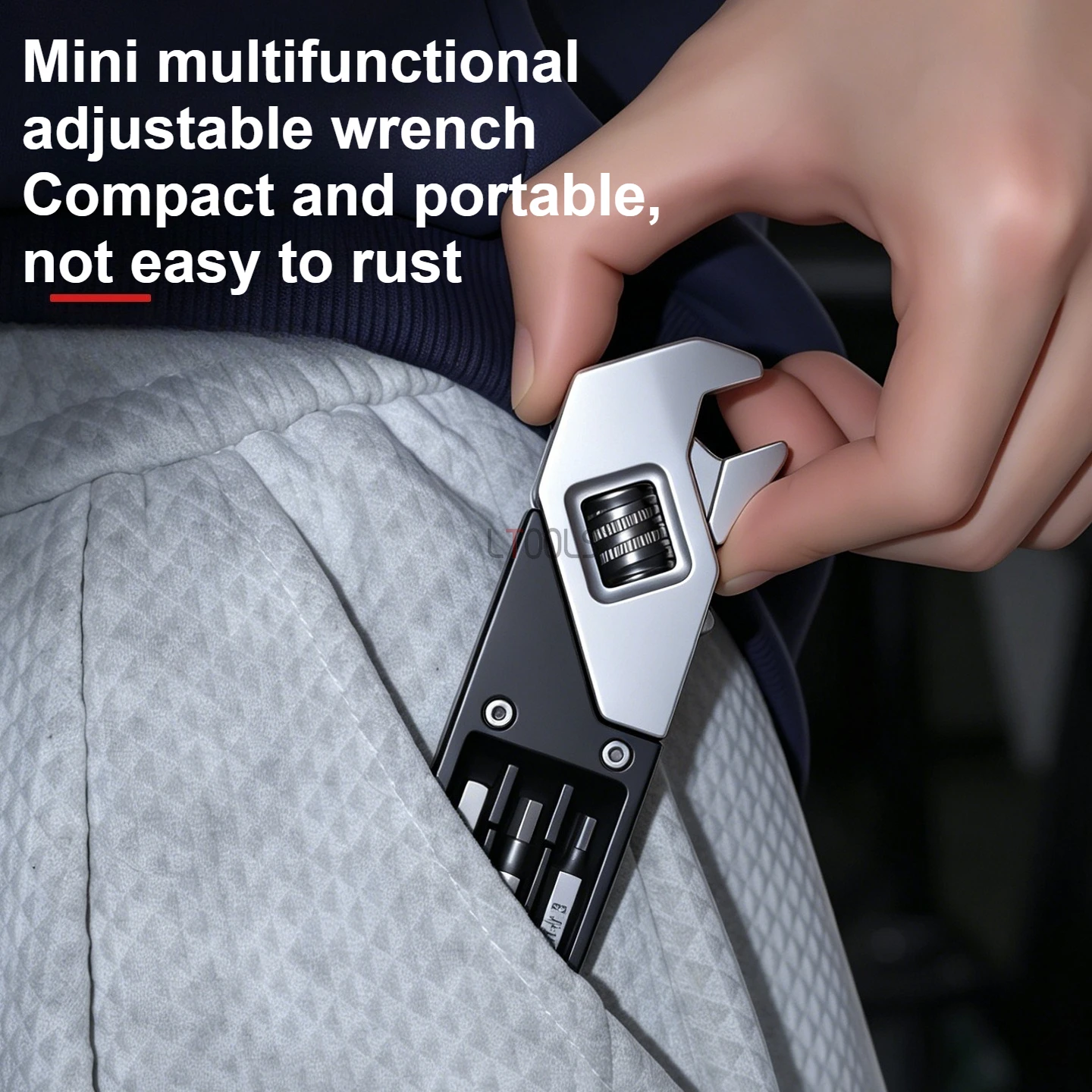Adjustable Wrench Batch Head Outdoor Stainless Steel Adjustable Multifunctional Household Portable Thick Folding Screwdriver
Adjustable Wrench Batch Head Outdoor Stainless Steel Adjustable Multifunctional Household Portable Thick Folding Screwdriver
