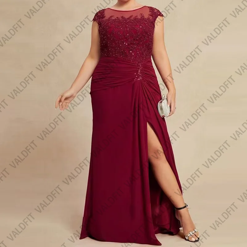 Customized Plus Size Burgundy Chiffon Mother of the Bride Dresses for Wedding Party Dress Vestido Fiesta Boda Invitada
Customized Plus Size Burgundy Chiffon Mother of the Bride Dresses for Wedding Party Dress Vestido Fiesta Boda Invitada