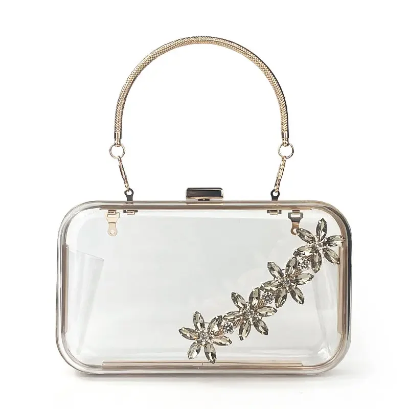 Flower bag, fashionable and simple clutch bag, box, small square bag, high-end shoulder messenger bag.
Flower bag, fashionable and simple clutch bag, box, small square bag, high-end shoulder messenger bag.