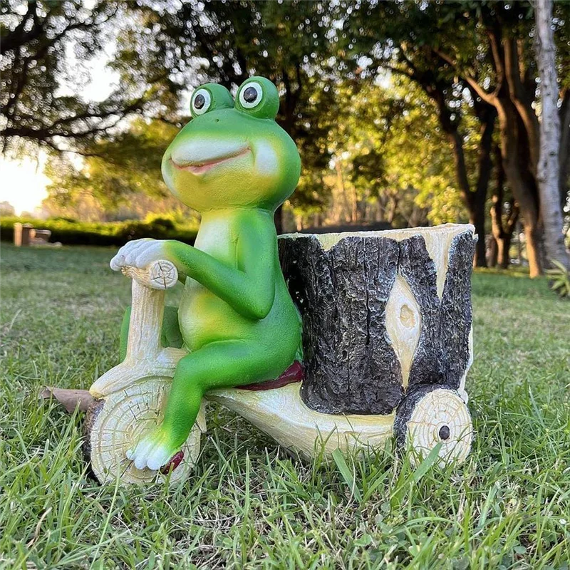 【Rushed】Frog Pulling Cart Decoration, Frog Sculpture, Animal Flower Pot, Interesting Frog Statue Statue Balcony Decoration
【Rushed】Frog Pulling Cart Decoration, Frog Sculpture, Animal Flower Pot, Interesting Frog Statue Statue Balcony Decoration