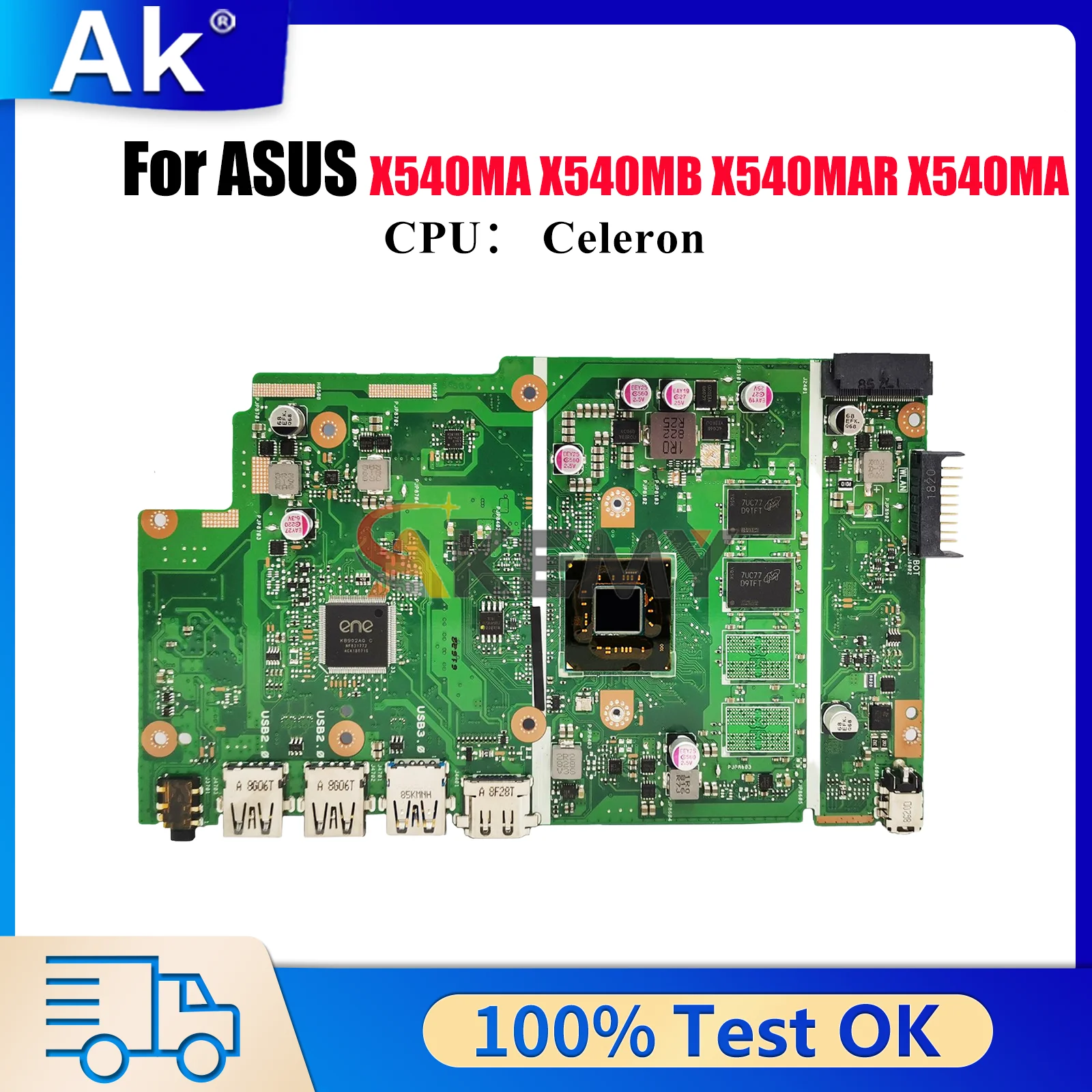 X540MA Материнская плата для ноутбука ASUS VivoBook D540M X540MA X540M F540M X540MAR X540MAS A540M R540M X540MB Материнская плата с процессором Celeron
X540MA Материнская плата для ноутбука ASUS VivoBook D540M X540MA X540M F540M X540MAR X540MAS A540M R540M X540MB Материнская плата с процессором Celeron