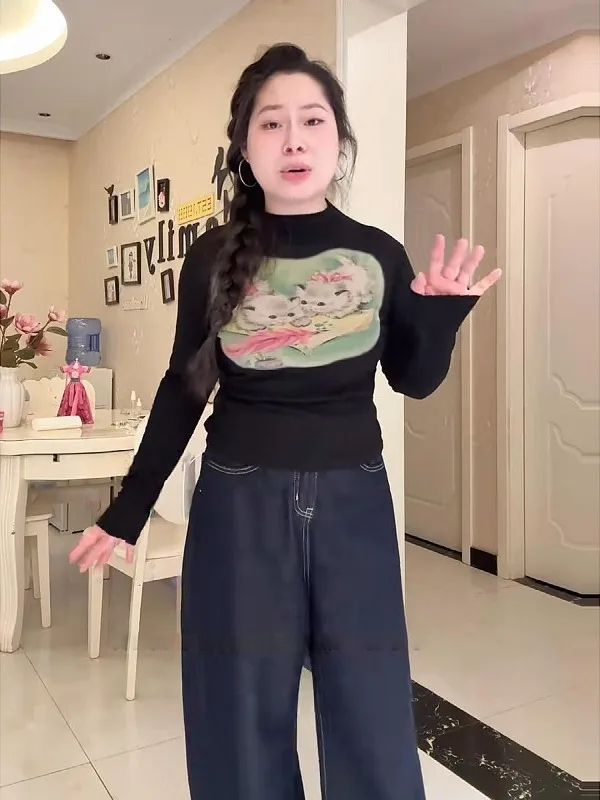 Женская футболка с длинным рукавом и принтом в американском стиле Pure Desire Hot Girl, больших размеров, осенне-зимняя, приталенная, базовая, для ношения под одеждой
Женская футболка с длинным рукавом и принтом в американском стиле Pure Desire Hot Girl, больших размеров, осенне-зимняя, приталенная, базовая, для ношения под одеждой