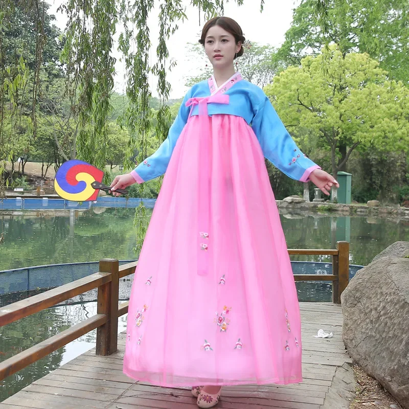 Женский костюм Hanfu, корейская традиционная одежда с длинным рукавом, корейский старинный сценический костюм
Женский костюм Hanfu, корейская традиционная одежда с длинным рукавом, корейский старинный сценический костюм