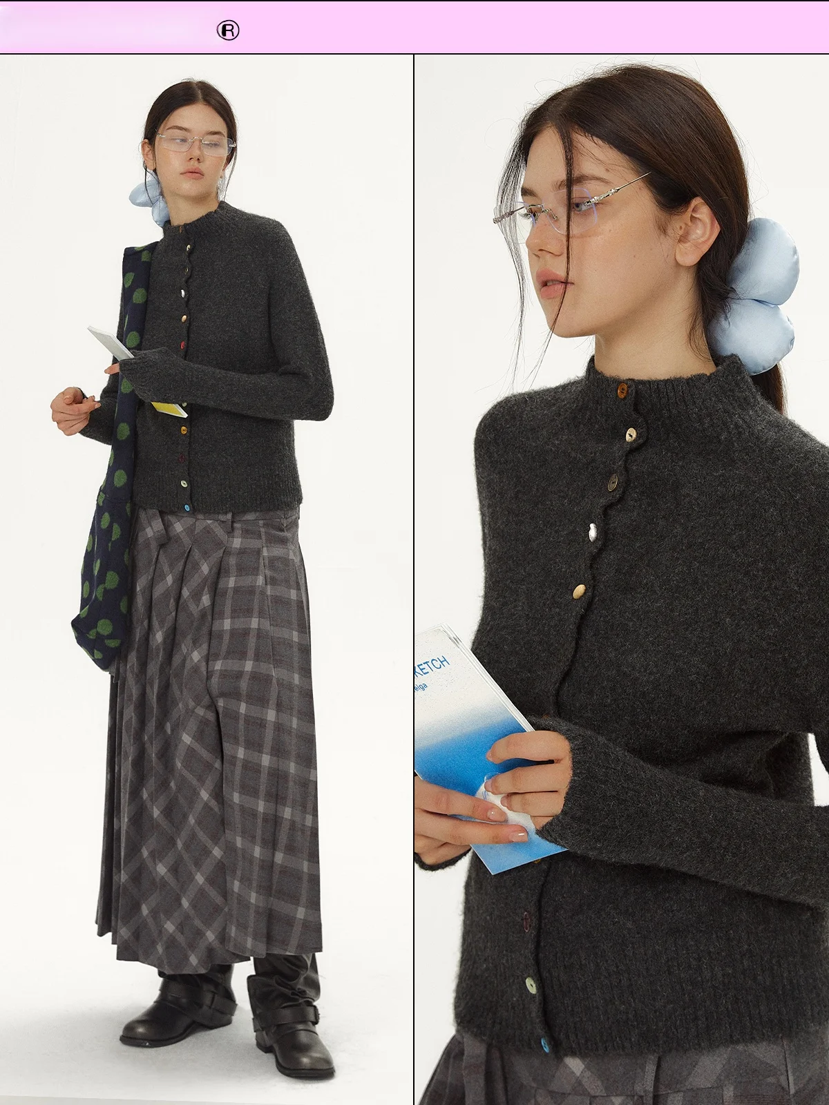 Neon Wildern, мягкий облегающий свитер с высоким воротником и одной пуговицей, разноцветный свитер, кардиган, осенне-зимний женский модный свитер
Neon Wildern, мягкий облегающий свитер с высоким воротником и одной пуговицей, разноцветный свитер, кардиган, осенне-зимний женский модный свитер