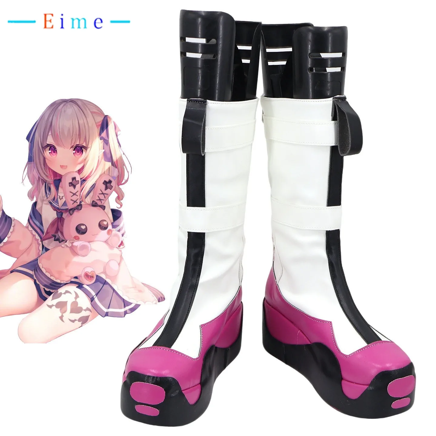 Vtuber Lilim Cosplay Shoes PU Shoes Game Cosplay Props Halloween Carnival Boots Cute White Boots Custom Made
Vtuber Lilim Cosplay Shoes PU Shoes Game Cosplay Props Halloween Carnival Boots Cute White Boots Custom Made