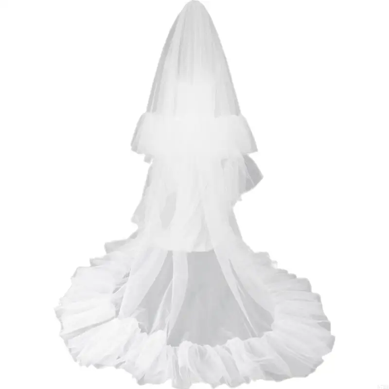 Photography Bridal Veil Wedding Ceremony Veil Romantics Floor Length Bridal Veil for Memorable Photography 57BD
Photography Bridal Veil Wedding Ceremony Veil Romantics Floor Length Bridal Veil for Memorable Photography 57BD