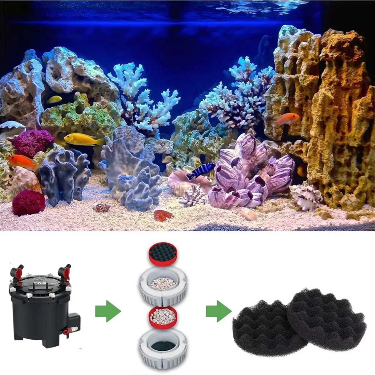 8 Pack Foam Filter Pads for FX4 FX5 FX6 Canister Filters Foam Pads for Aquariums
8 Pack Foam Filter Pads for FX4 FX5 FX6 Canister Filters Foam Pads for Aquariums