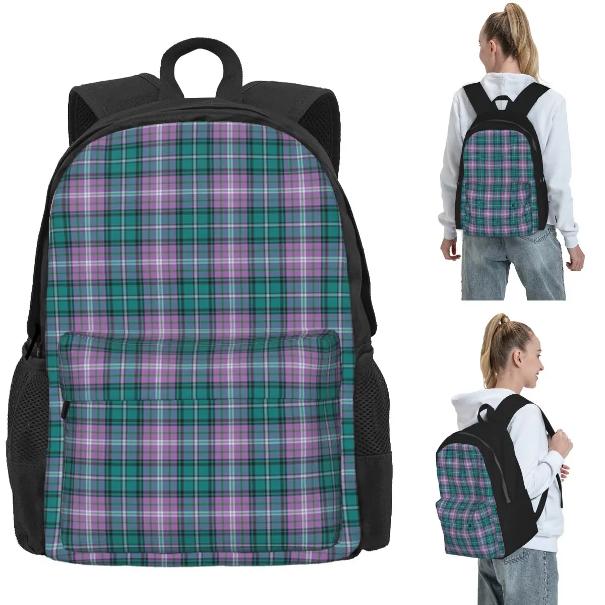 Purple Scottish Tartan Plaid Backpack Daypack Large Capacity Kids BookBag School Bag Shoulder Bags for Men Women
Purple Scottish Tartan Plaid Backpack Daypack Large Capacity Kids BookBag School Bag Shoulder Bags for Men Women