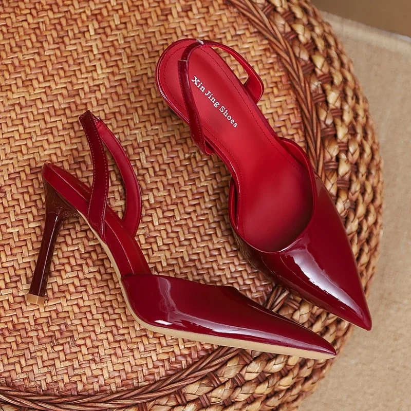 Sexy Pointed Toe Thin High Heels Women Patent Leather Elegant Office Shoe Hollow Summer New Brand Sandals Women Zapatos De Mujer
Sexy Pointed Toe Thin High Heels Women Patent Leather Elegant Office Shoe Hollow Summer New Brand Sandals Women Zapatos De Mujer