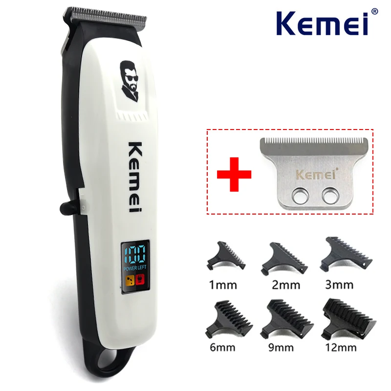 Kemei Professional Hair Cutting Machine Electric Hair Clipper Cordless Trimmer for Men Rechargeable Shaver Styling Tool KM-PG232
Kemei Professional Hair Cutting Machine Electric Hair Clipper Cordless Trimmer for Men Rechargeable Shaver Styling Tool KM-PG232