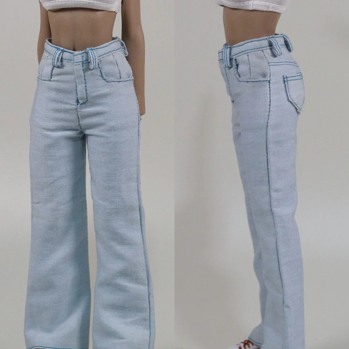 В наличии 1/6 масштаб Женщина-солдат Девушка Прямые брюки с широкими штанинами Подходит для 12-дюймовой экшн-фигурки Модель игрушки DIY Куклы 
В наличии 1/6 масштаб Женщина-солдат Девушка Прямые брюки с широкими штанинами Подходит для 12-дюймовой экшн-фигурки Модель игрушки DIY Куклы