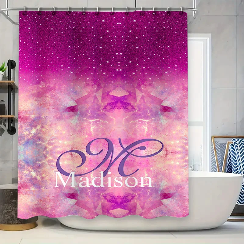 Персонализированная занавеска для душа на заказ, водонепроницаемый коврик для ванной с фиолетовым галактическим принтом
Персонализированная занавеска для душа на заказ, водонепроницаемый коврик для ванной с фиолетовым галактическим принтом