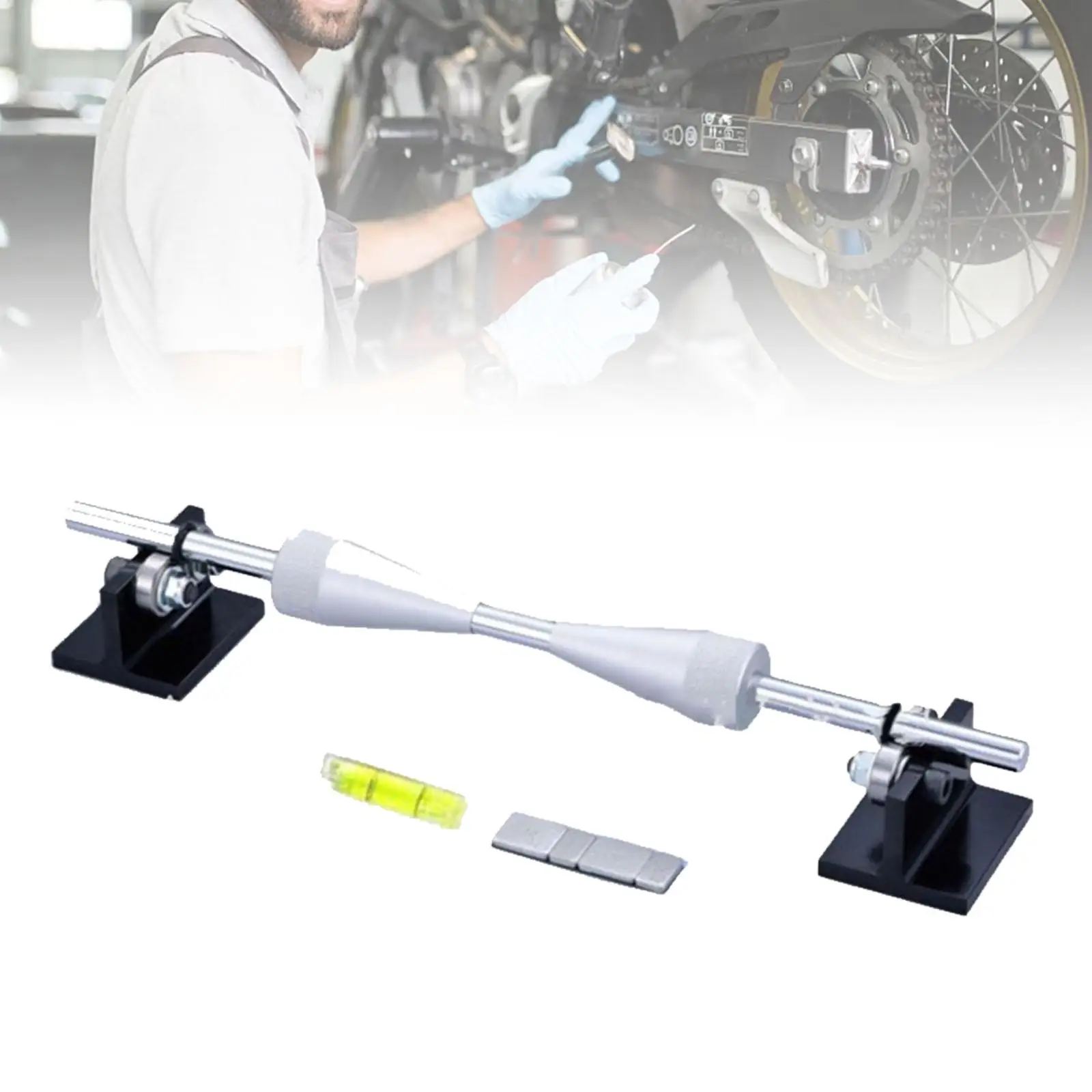 Motorcycle Wheel Balancer Trailer Shop Garage Maintenance Tool Tire Balancer
Motorcycle Wheel Balancer Trailer Shop Garage Maintenance Tool Tire Balancer