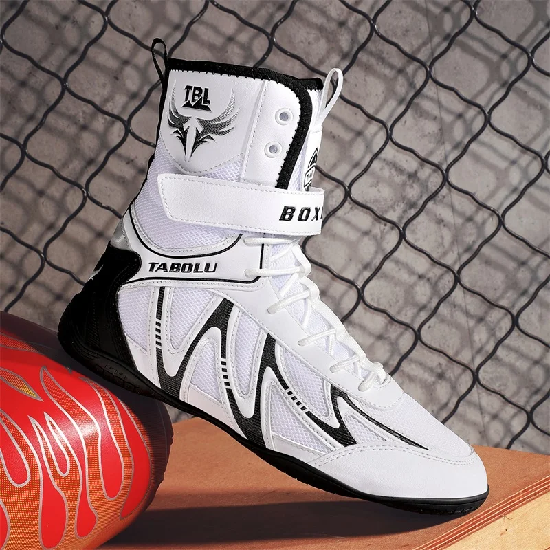 2026 New Men Boxing Sneakers Breathable High Top Wrestling Shoes Non Slip Boxing Training Boot Wear-Resisting Combat Sneakers
2026 New Men Boxing Sneakers Breathable High Top Wrestling Shoes Non Slip Boxing Training Boot Wear-Resisting Combat Sneakers