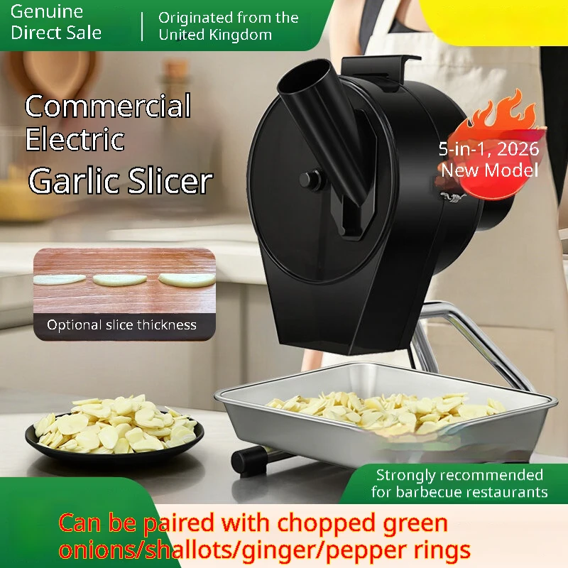 Commercial Electric Garlic Slicer Ginger Shredder Adjustable Thickness Scallion Vegetable Cutter Cutting Machine
Commercial Electric Garlic Slicer Ginger Shredder Adjustable Thickness Scallion Vegetable Cutter Cutting Machine