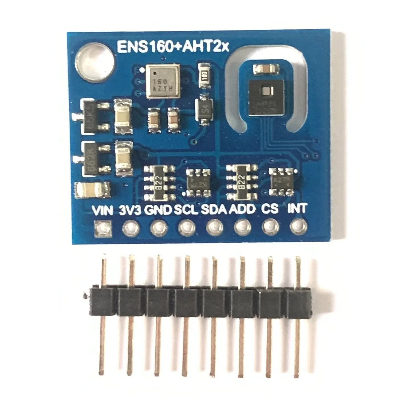 ENS160+AHT21 carbon dioxide CO2 eco2 TVOC air quality and temperature and humidity sensor Board Module
ENS160+AHT21 carbon dioxide CO2 eco2 TVOC air quality and temperature and humidity sensor Board Module