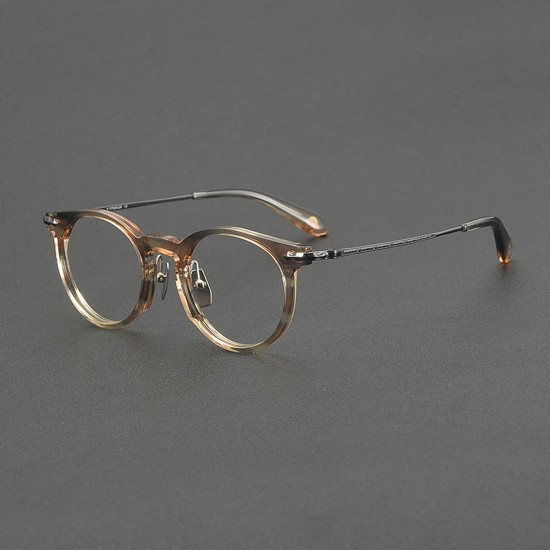 Japanese-style retro acetate tortoiseshell glass frames Pure Titanium Engraved Fashion Eyeglasses for Women And Men
Japanese-style retro acetate tortoiseshell glass frames Pure Titanium Engraved Fashion Eyeglasses for Women And Men