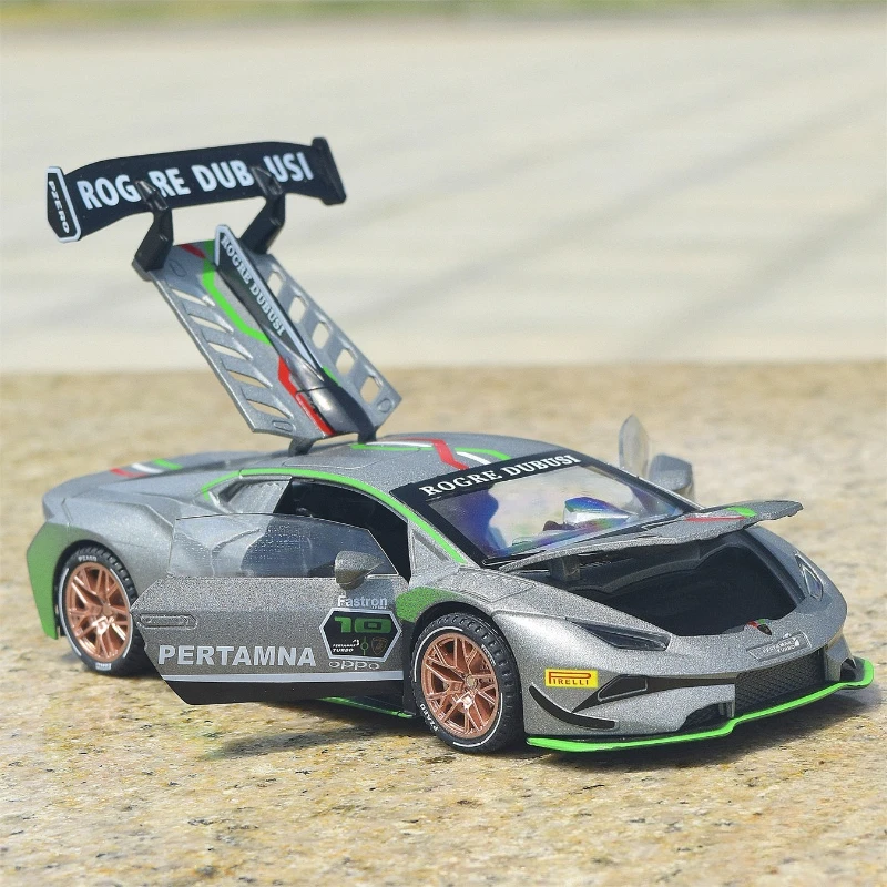 Машинка-игрушка Huracan ST EVO, масштаб 1:32, спортивный автомобиль, литая под давлением, миниатюрный суперкар, со звуком и светом, с функцией отката, для детей, подарок
Машинка-игрушка Huracan ST EVO, масштаб 1:32, спортивный автомобиль, литая под давлением, миниатюрный суперкар, со звуком и светом, с функцией отката, для детей, подарок