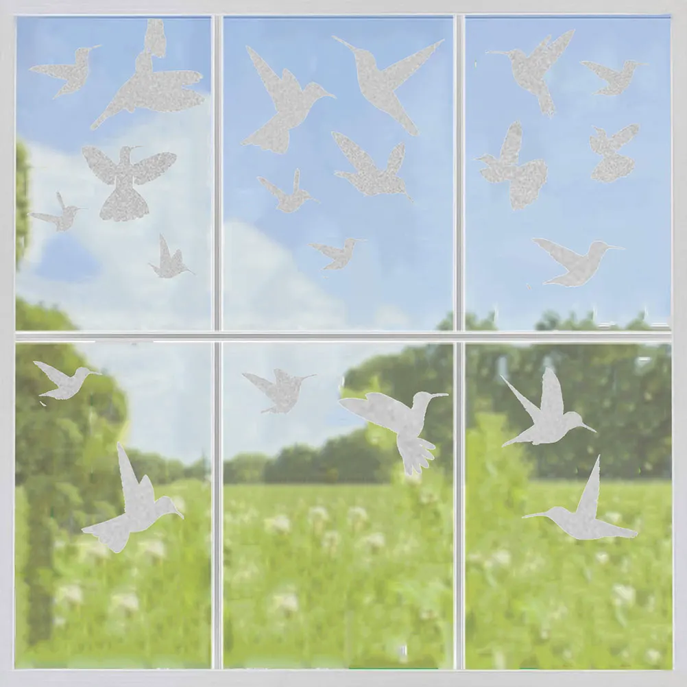 6Pcs Hummingbird Static Cling Window Stickers Removable Anti-Collision Glass Decals for Indoor Decoration Office Bathroom Living
6Pcs Hummingbird Static Cling Window Stickers Removable Anti-Collision Glass Decals for Indoor Decoration Office Bathroom Living