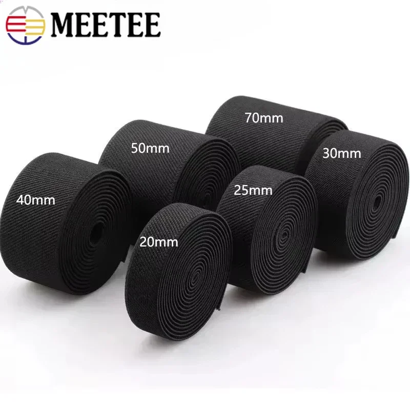 5M 10-50mm Nylon Elastic Band Stretch Webbing Tape for Waistband Underwear Bar Strap Garment Rubber Bands DIY Sewing Accessories
5M 10-50mm Nylon Elastic Band Stretch Webbing Tape for Waistband Underwear Bar Strap Garment Rubber Bands DIY Sewing Accessories