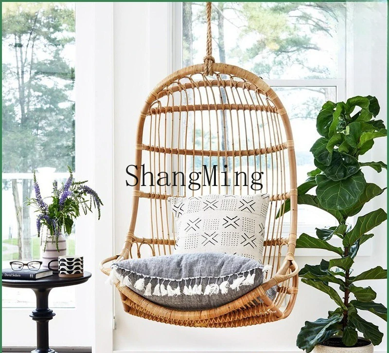 SM Leisure True Rattan Hanging Chair Lazy Balcony Bedroom Rocking Chair Living Room Birdcage Swing Hanging Basket
SM Leisure True Rattan Hanging Chair Lazy Balcony Bedroom Rocking Chair Living Room Birdcage Swing Hanging Basket