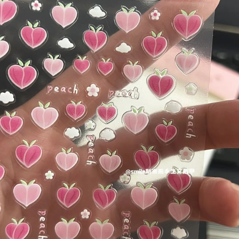 Pink Peach Jelly Phone Stickers Sweet Girl Ins Style Self-Adhesive Decals for Scrapbook CCD Camera Decor Kawaii Fruit Sticker
Pink Peach Jelly Phone Stickers Sweet Girl Ins Style Self-Adhesive Decals for Scrapbook CCD Camera Decor Kawaii Fruit Sticker