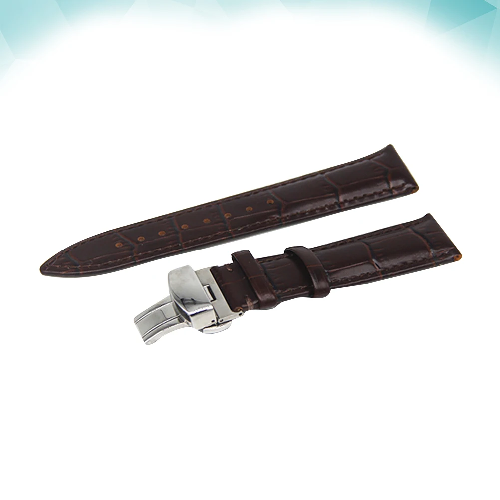 Watch Band Unisex Stylish Replacement Strap Durable Metal Clasp Elegant Dark Brown 18Mm Compatible
Watch Band Unisex Stylish Replacement Strap Durable Metal Clasp Elegant Dark Brown 18Mm Compatible