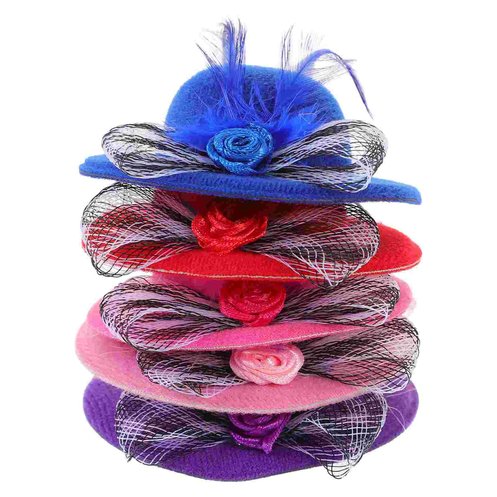 6 Pcs Dress Up Hats Miniature Tiny Mesh Bow Cap Accessories for Party Hat Set Lightweight
6 Pcs Dress Up Hats Miniature Tiny Mesh Bow Cap Accessories for Party Hat Set Lightweight