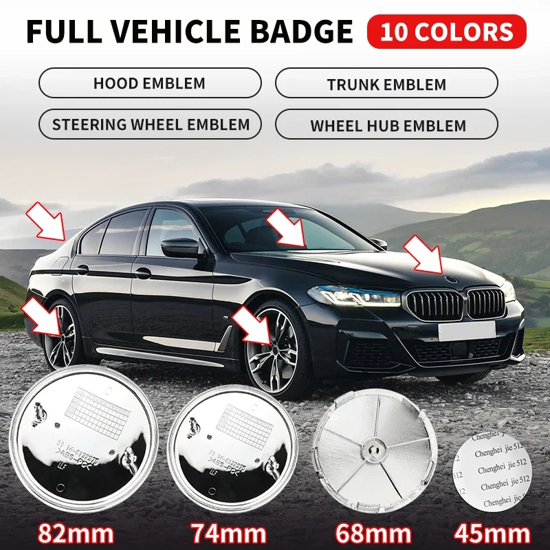 7pcs 82mm 74mm 45mm Car Front Bonnet Hood Rear Tail Trunk Emblem Badge Logo For Bmw E46 E39 E38 E90 E60 Z3 Z4 X3 X5 X6 F10 E93
7pcs 82mm 74mm 45mm Car Front Bonnet Hood Rear Tail Trunk Emblem Badge Logo For Bmw E46 E39 E38 E90 E60 Z3 Z4 X3 X5 X6 F10 E93