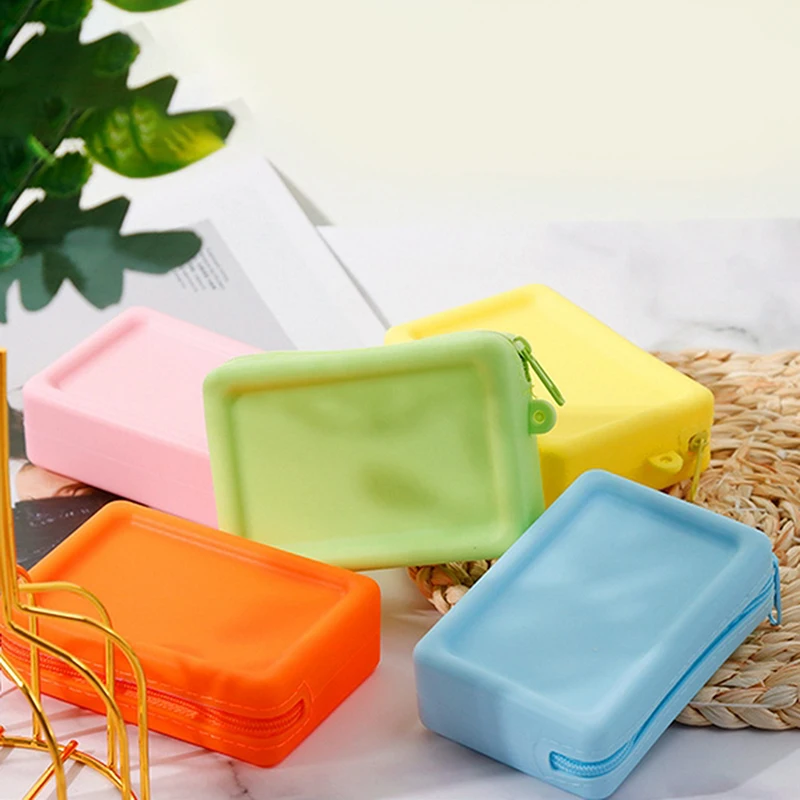 Silicone Organizer Cosmetic Bag Waterproof Smooth Zipper Earphone Holder Color Wallet Coin Purse Portable Pouch
Silicone Organizer Cosmetic Bag Waterproof Smooth Zipper Earphone Holder Color Wallet Coin Purse Portable Pouch