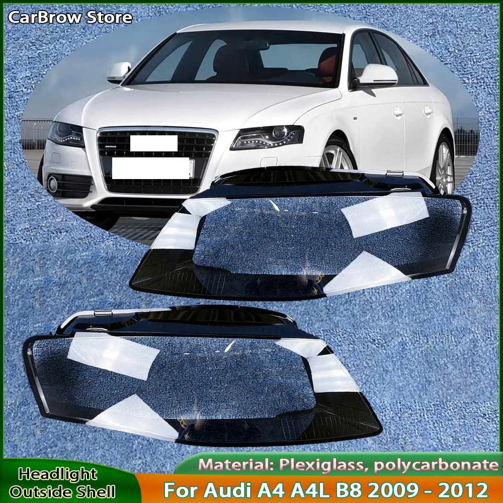 Transparent Headlamp Lamp Shell For Audi A4 A4L B8 2009 to 2012 Front Headlight Cover Replace Original Lampshade
Transparent Headlamp Lamp Shell For Audi A4 A4L B8 2009 to 2012 Front Headlight Cover Replace Original Lampshade