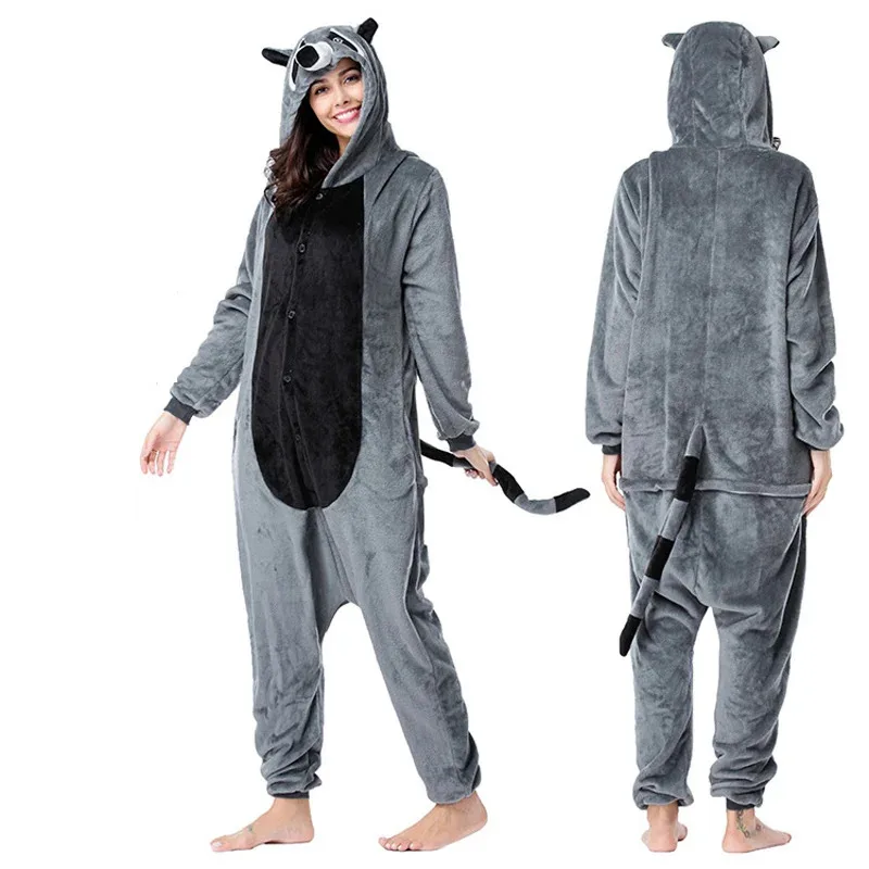 2025 New Soft Women Pajama Raccoon Onesie For Adult Men Kigurumi Flannel Cosplay Costume One-Piece Pijama Full Body Clothes Birt
2025 New Soft Women Pajama Raccoon Onesie For Adult Men Kigurumi Flannel Cosplay Costume One-Piece Pijama Full Body Clothes Birt
