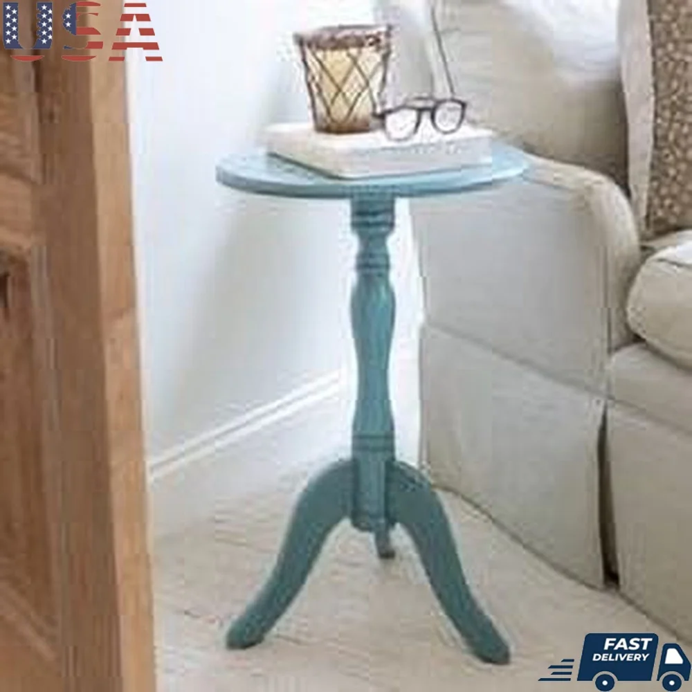 Chic Round Accent Table Compact Pedestal Design Vibrant Turquoise Finish MDF Furniture Small Space Decorative Use Indoor
Chic Round Accent Table Compact Pedestal Design Vibrant Turquoise Finish MDF Furniture Small Space Decorative Use Indoor