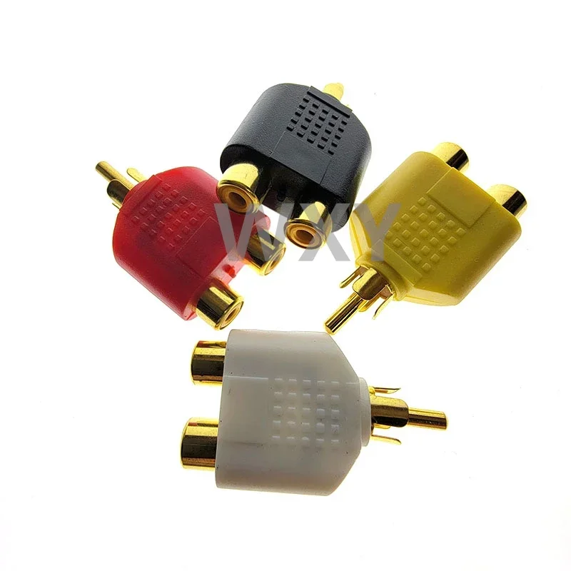 1 Male To 2 Female RCA Y Splitter Gold Plating AV Audio Video Plug Converter AV Jack RCA Plug To Double Adapter
1 Male To 2 Female RCA Y Splitter Gold Plating AV Audio Video Plug Converter AV Jack RCA Plug To Double Adapter