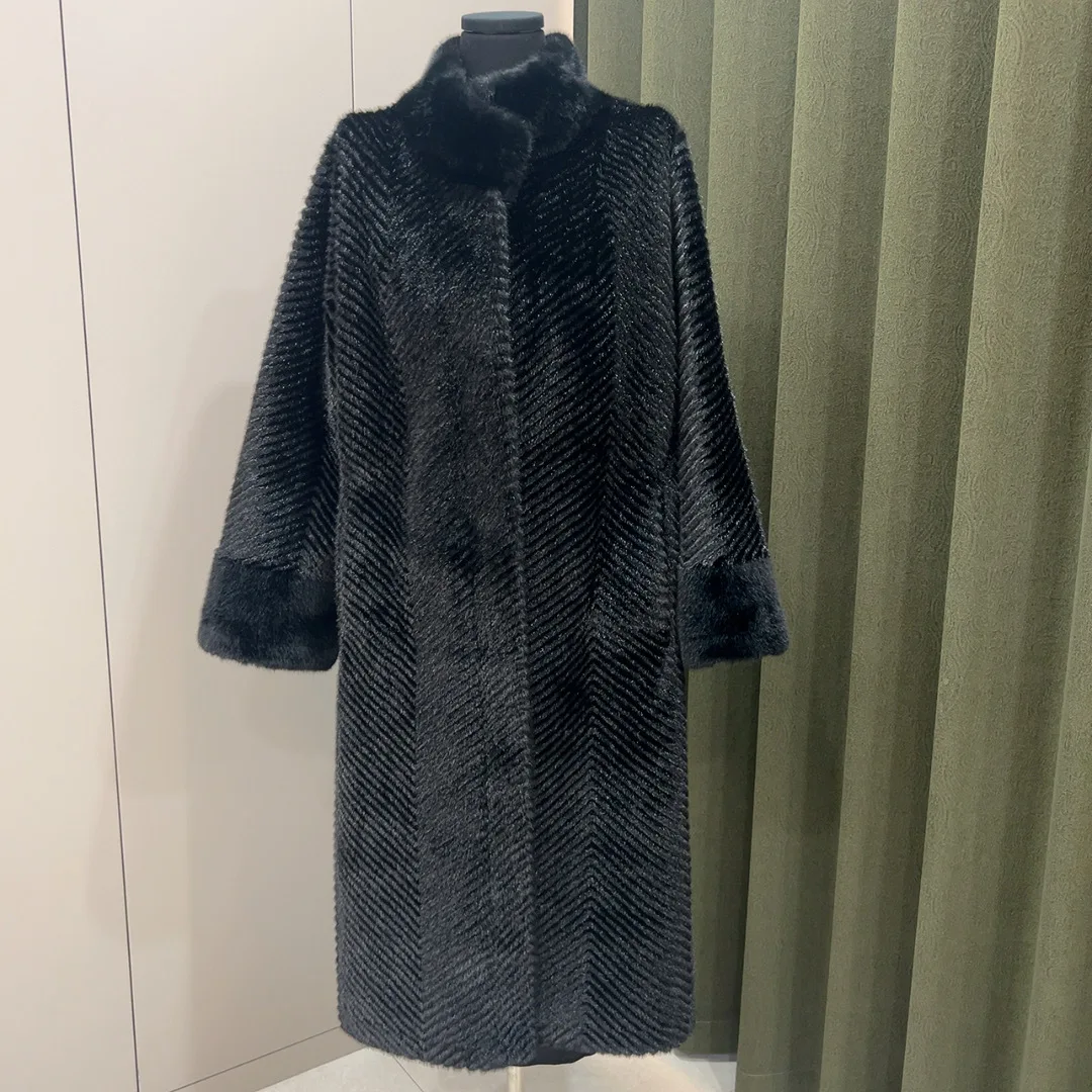 2025 New Model Eco-friendly Fur Coat - Women's Extended Style - High-density Sable Fur - One-piece Human-Word Pattern
2025 New Model Eco-friendly Fur Coat - Women's Extended Style - High-density Sable Fur - One-piece Human-Word Pattern