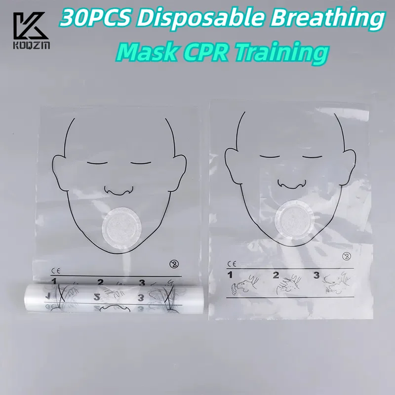 30PCS Breathing Mask Disposable CPR Training First Aid Resuscitator Mask CPR Face Shield Roll Rescue Kit Tool
30PCS Breathing Mask Disposable CPR Training First Aid Resuscitator Mask CPR Face Shield Roll Rescue Kit Tool