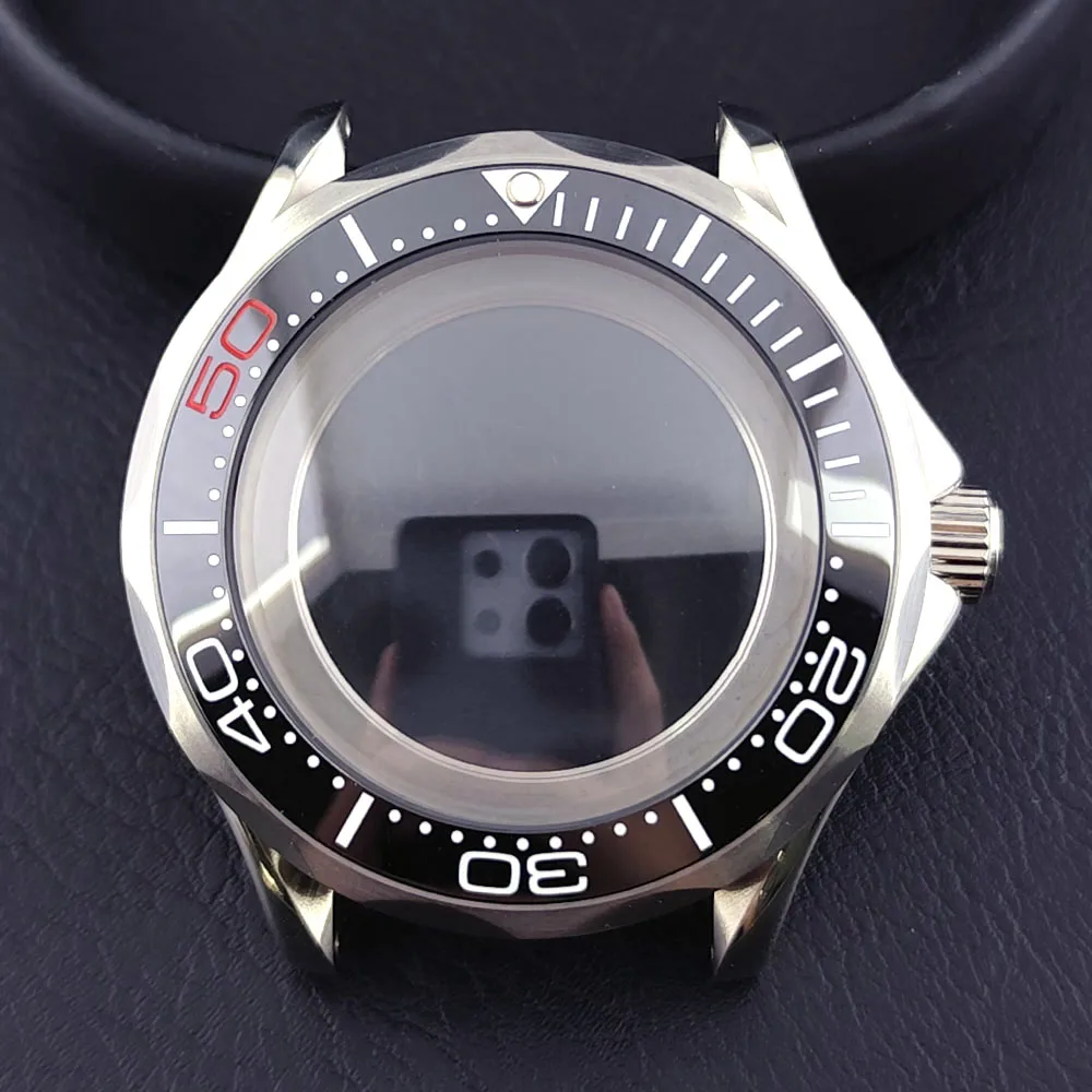 Seiko Mod Automatic Mechanical Watch 42mm Silvery Seamaster Case Diving Men's Watch Accessories Fits NH34 NH35 NH36 movement
Seiko Mod Automatic Mechanical Watch 42mm Silvery Seamaster Case Diving Men's Watch Accessories Fits NH34 NH35 NH36 movement