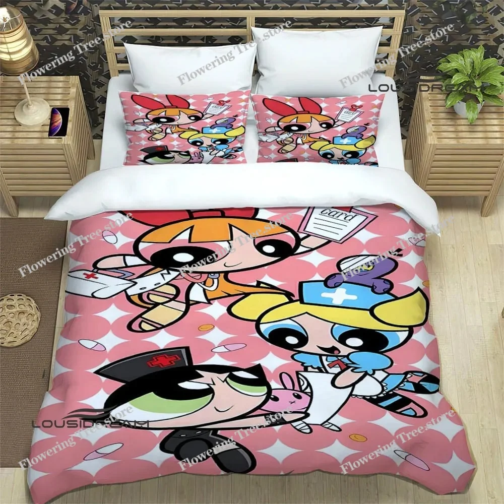 3D P-Powerpuff-Girls Cartoon Bedding Sets exquisite bed supplies set duvet cover comforter set bedding set luxury birthday gift
3D P-Powerpuff-Girls Cartoon Bedding Sets exquisite bed supplies set duvet cover comforter set bedding set luxury birthday gift