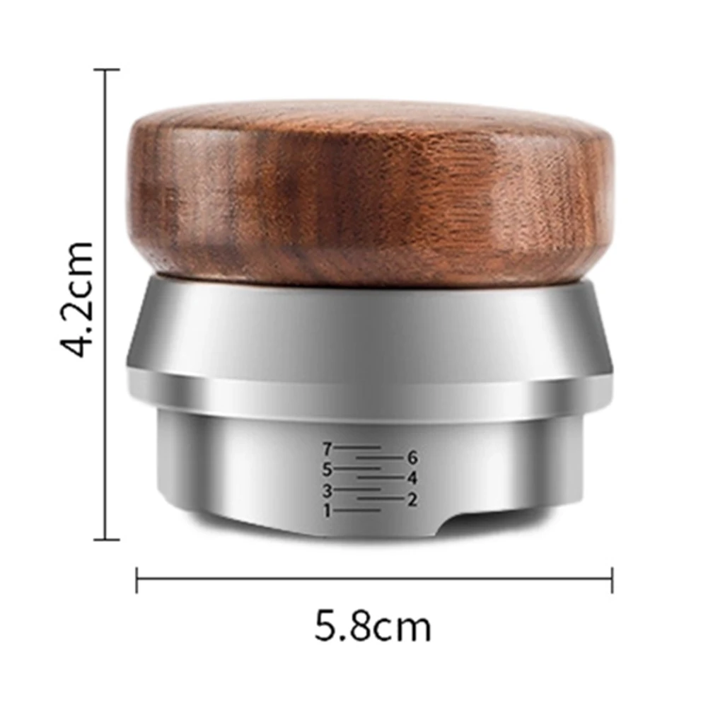 Деревянный инструмент для выравнивания кофе с эргономичной ручкой, предназначенный для равномерного распределения кофейной гущи при приготовлении эспрессо
Деревянный инструмент для выравнивания кофе с эргономичной ручкой, предназначенный для равномерного распределения кофейной гущи при приготовлении эспрессо